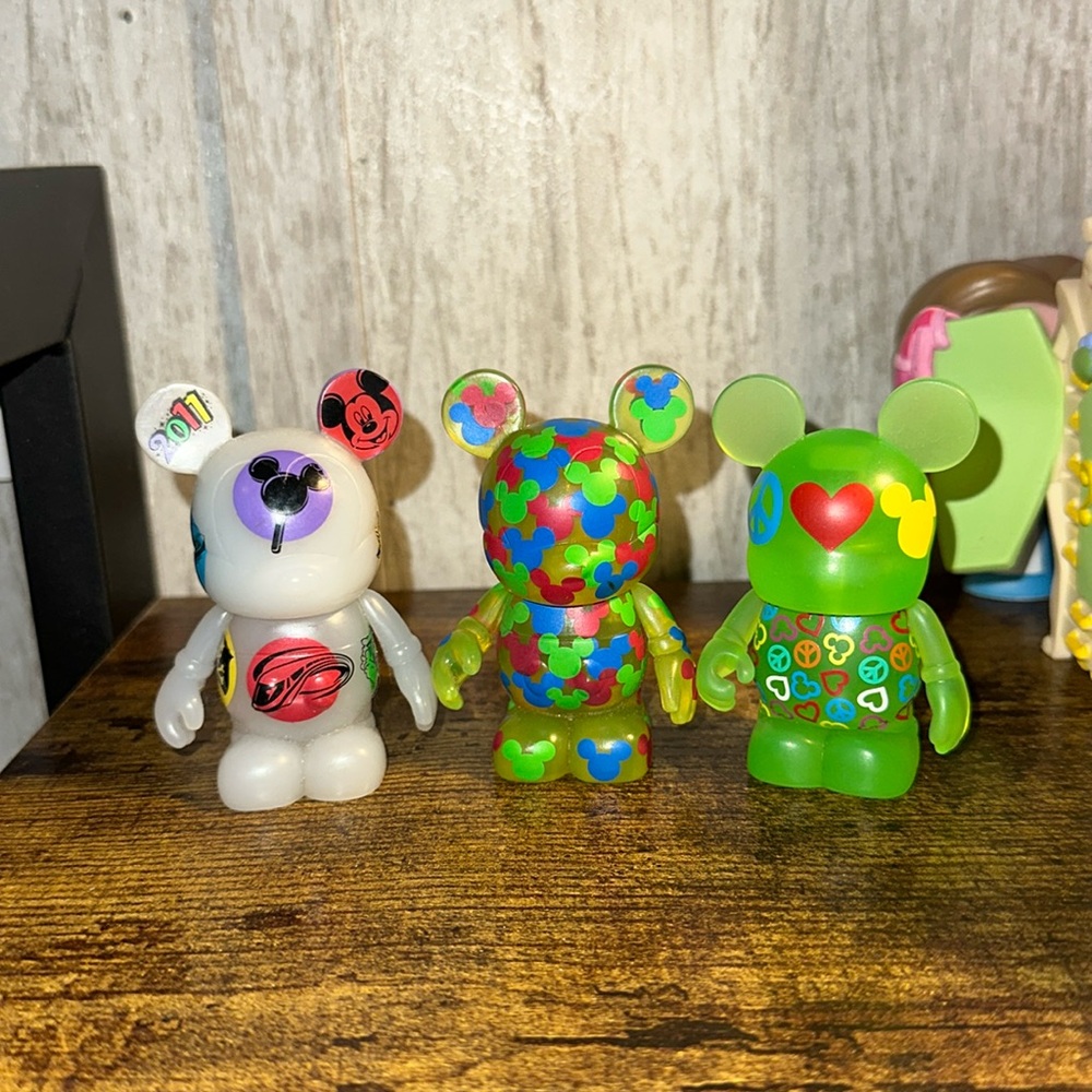 DISNEY VINYLMATION PARK COLLECTION LOT OF 3